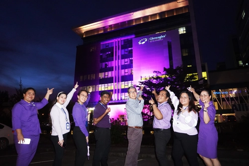 World Prematurity Day Building Light Up