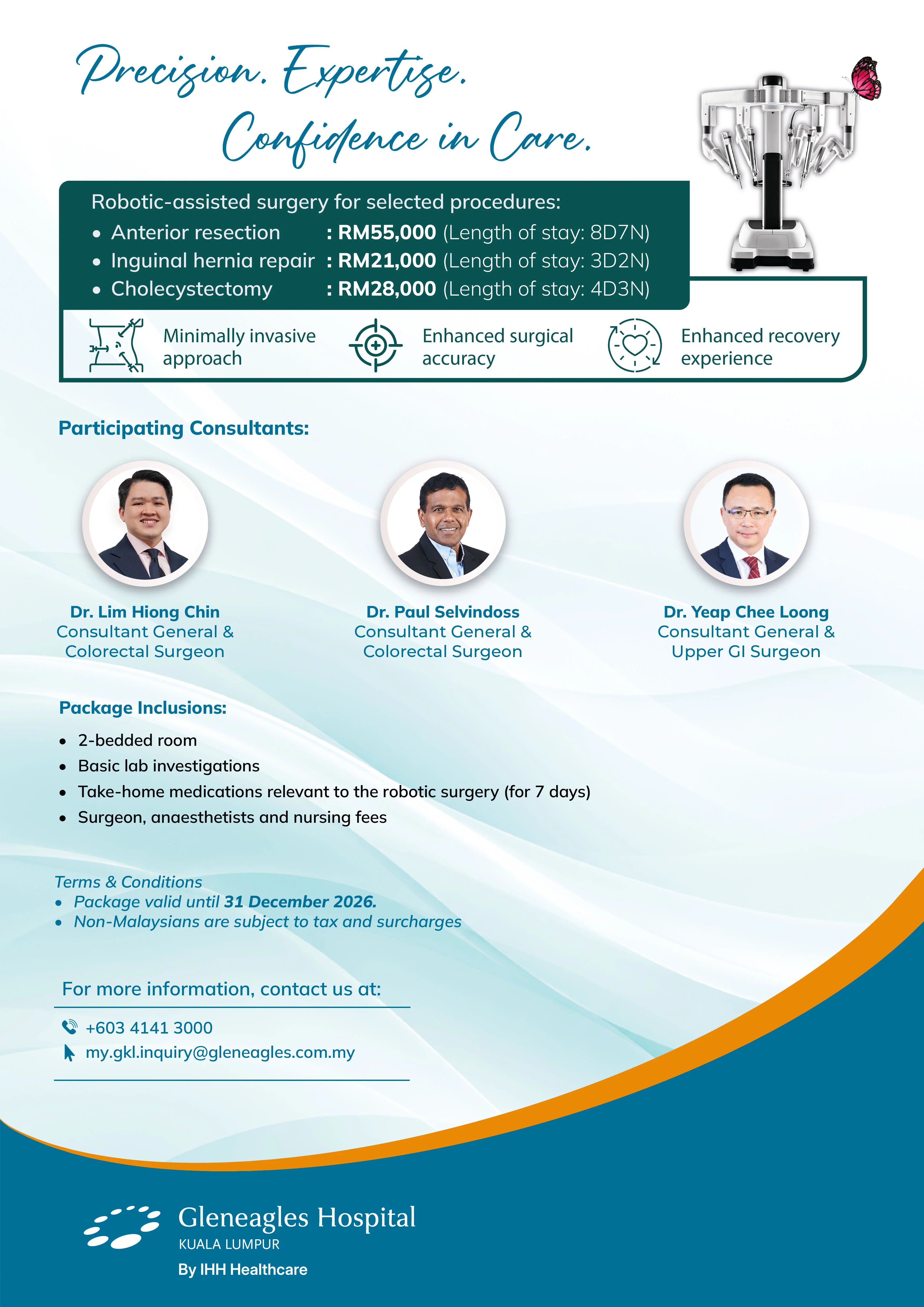 Robotic General Surgery Packages
