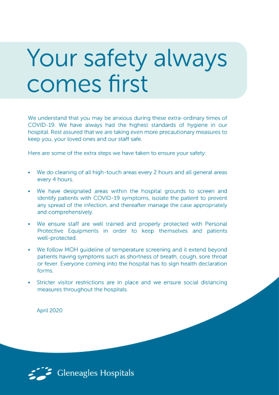 Your Safety Always Comes First