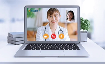 girl in tab screen