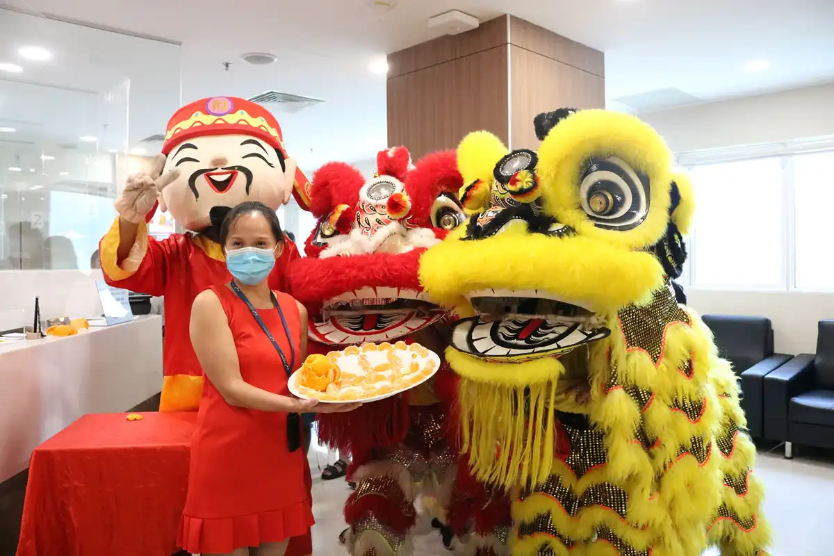 CNY Lion Dance Performance 2023
