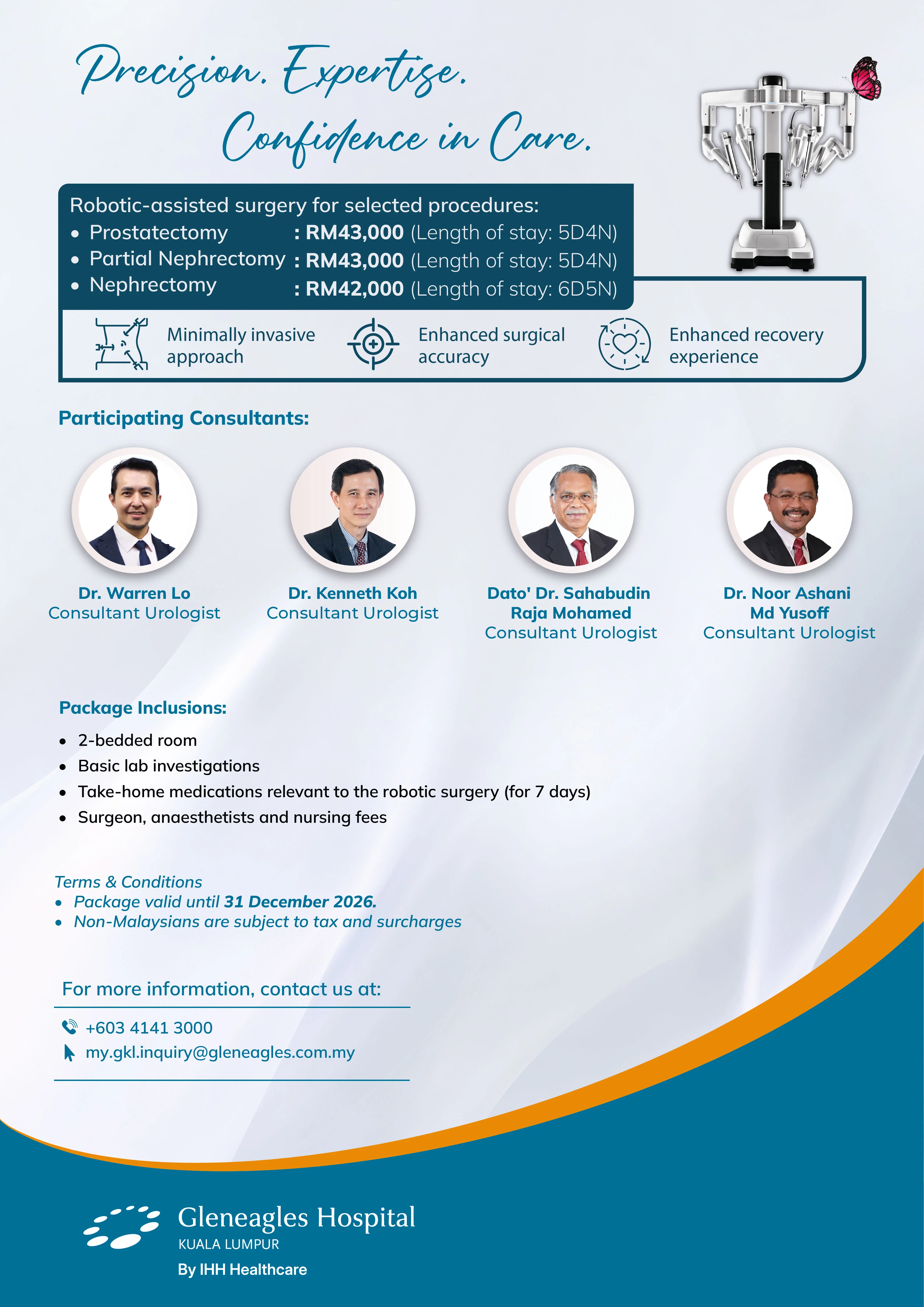 Robotic Prostatectomy Package