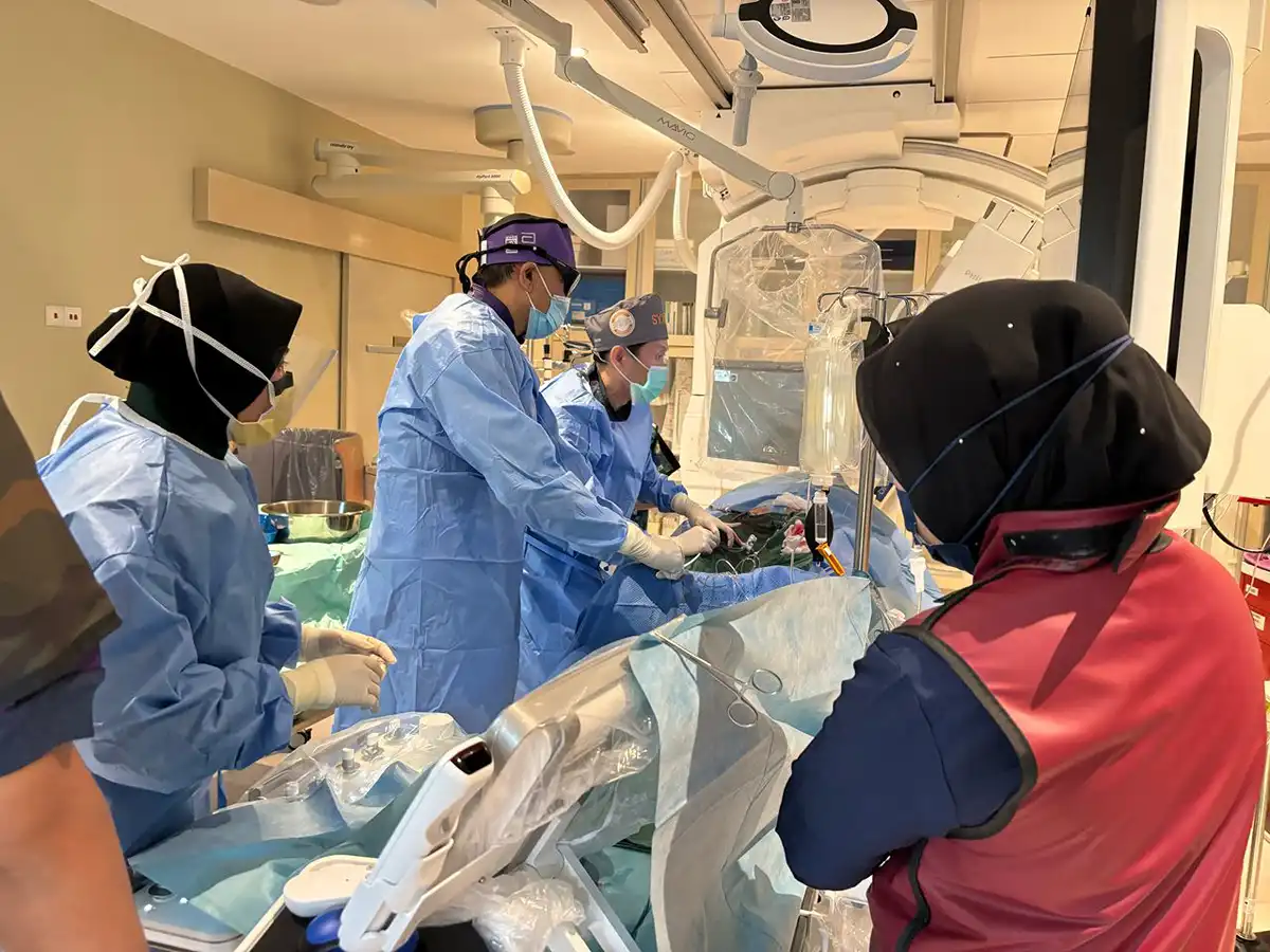 FIRST private hospital in Malaysia to perform the Pulmonary Embolism Thrombectomy Procedure.2